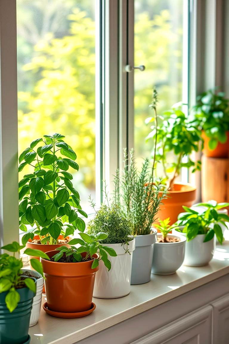 Creating a Themed Herb Garden - 25 Potted Plant Arrangement Ideas
