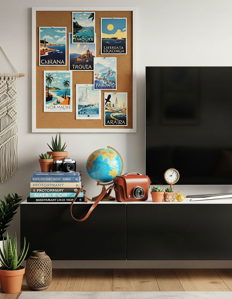 Creating a Themed Vignette for Cohesive Storytelling Tv Console Decor Ideas