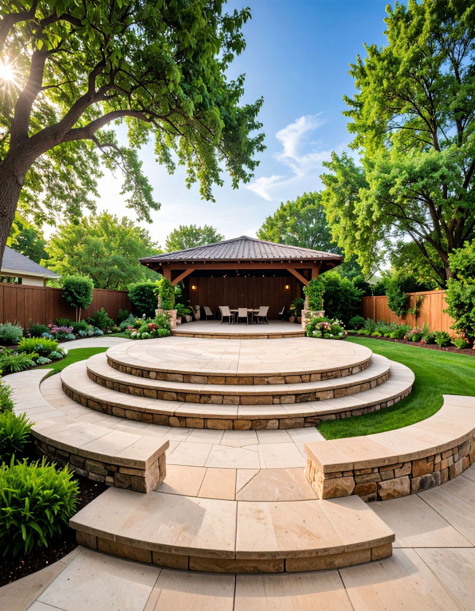 Creating an Outdoor Amphitheater or Performance Space