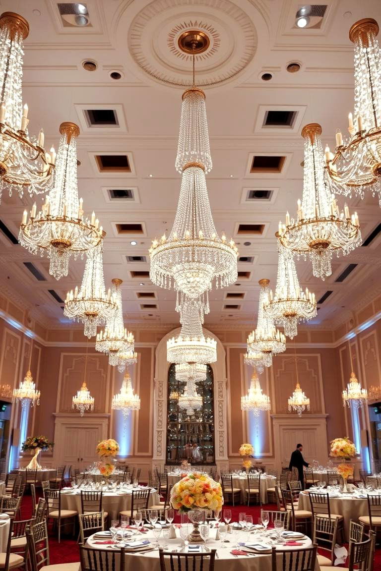 Crystal Chandeliers - 25 Fairytale Wedding Ideas