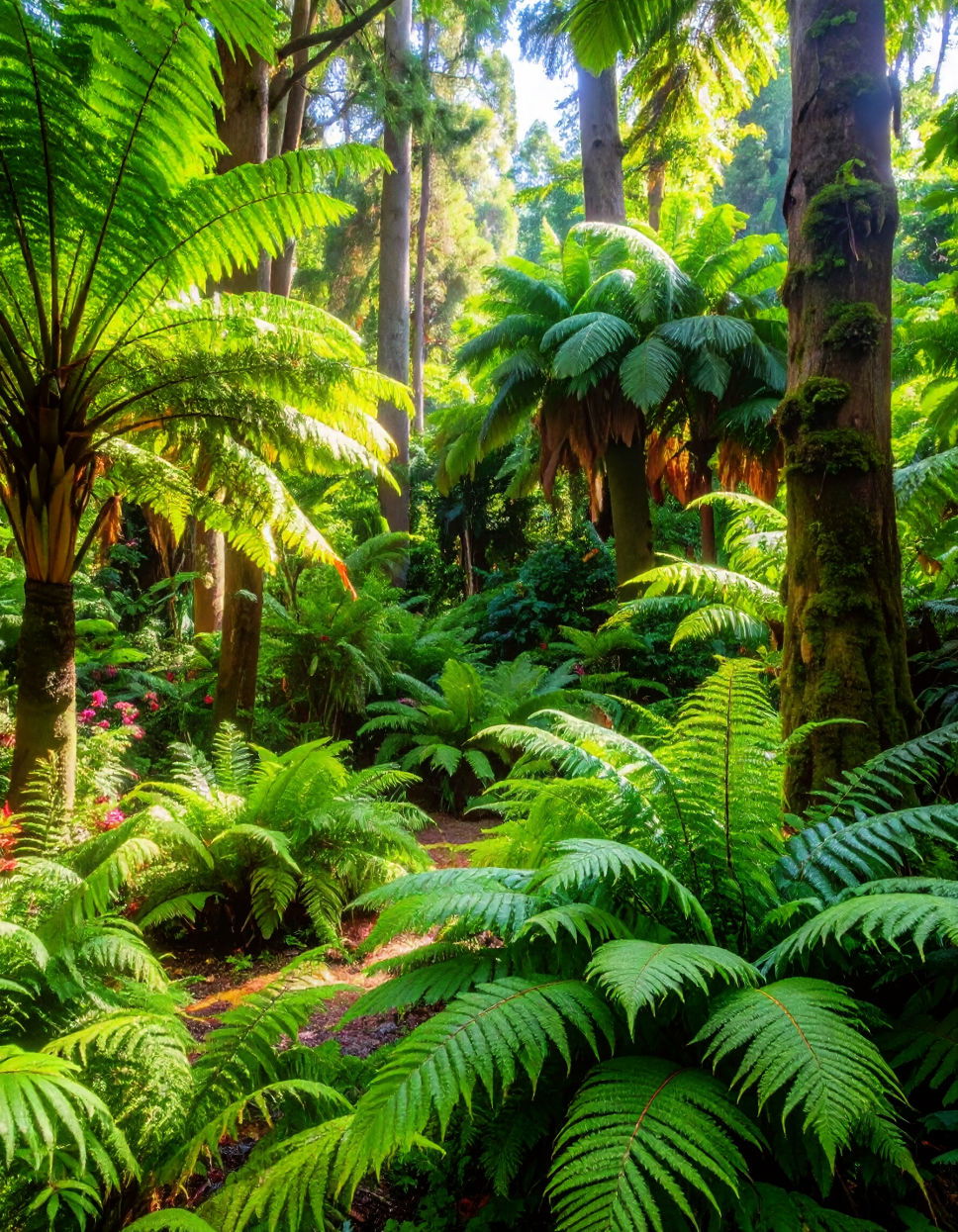 Cultivating a Collection of Ferns Tropical Landscape Ideas