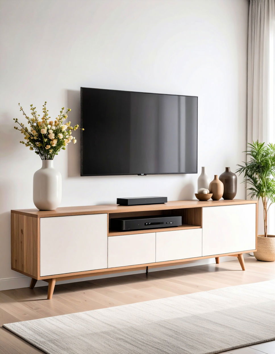Curating a Minimalist Display for Seamless Style Tv Console Decor Ideas