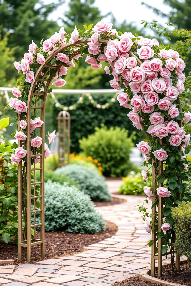 Curved Trellis for a Soft Flow - 25 Trellis Ideas