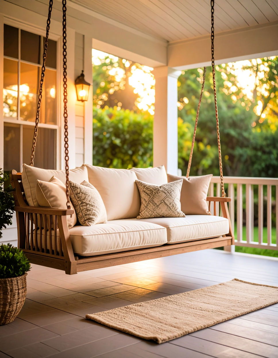 Cushion Padded Swing for Extra Comfort