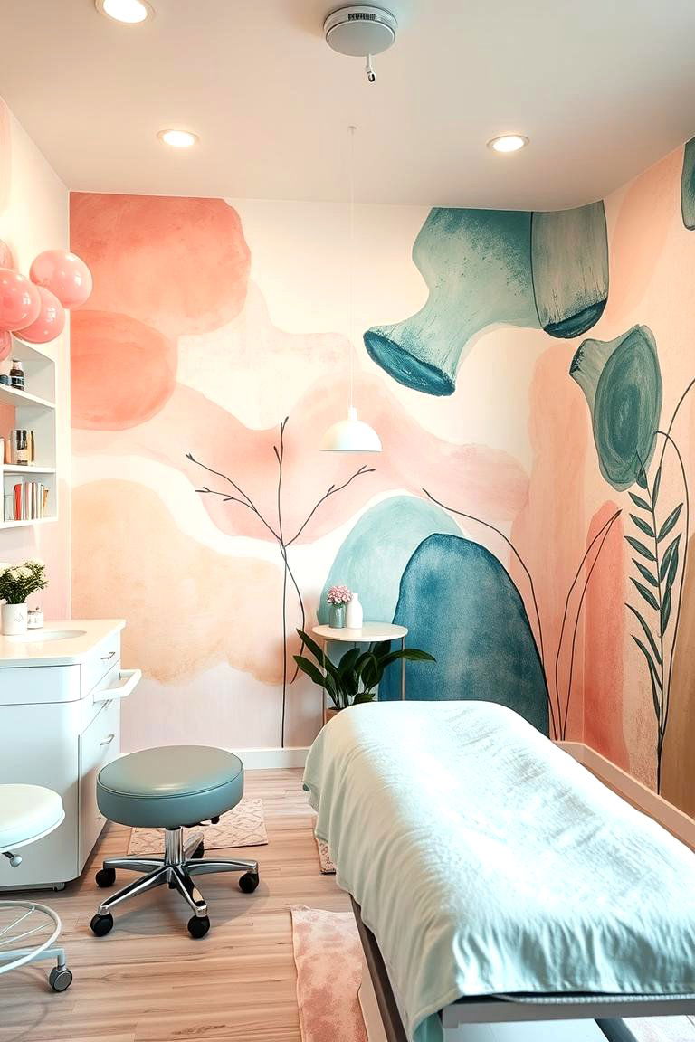 Custom Art Pieces for Uniqueness - 25 Facial Room Ideas