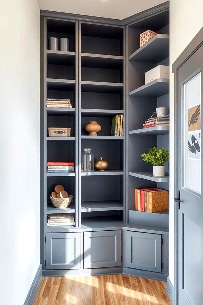Custom Built In Shelving Units - 25 Tiny House Storage Ideas