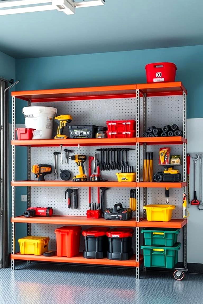 Custom Built Shelving - 25 Garage Shelving Ideas