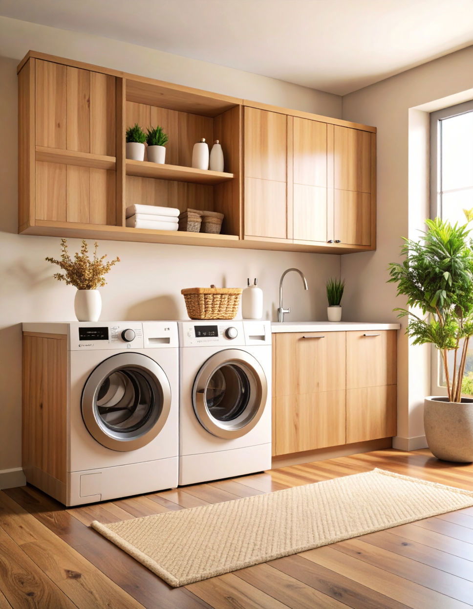 Custom Cabinetry for Stackable Units