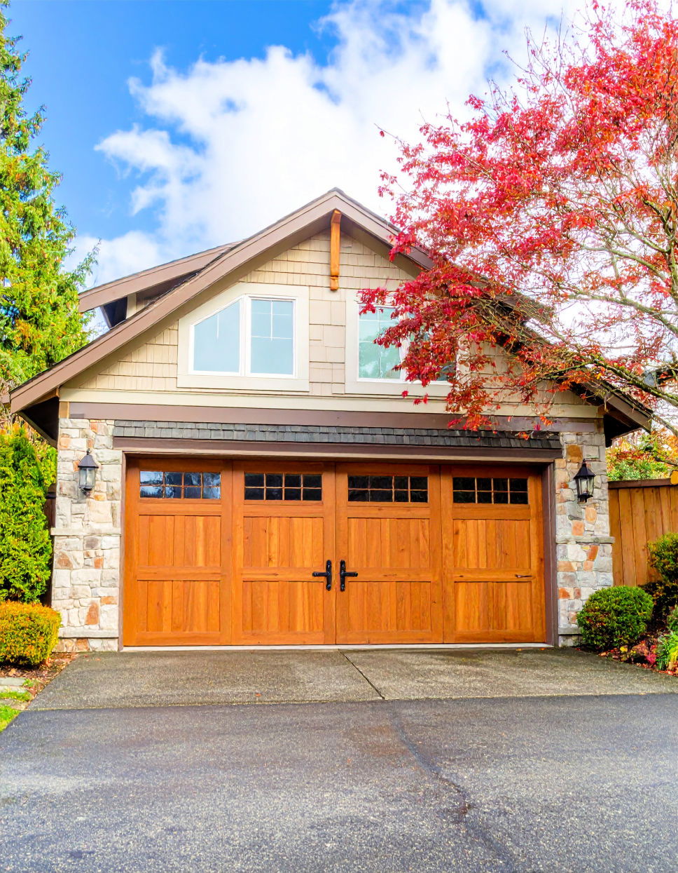 Custom Carriage Style Garage Door