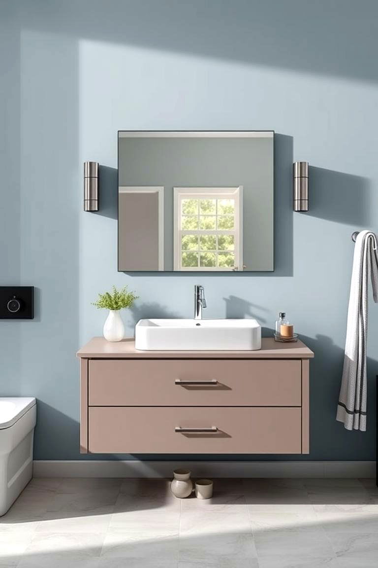 Custom Floating Vanity for Personalized Style - 25 Floating Vanity Bathroom Ideas