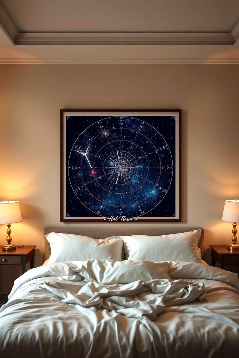 Custom Star Map - 25 First Wedding Anniversary Gift Ideas