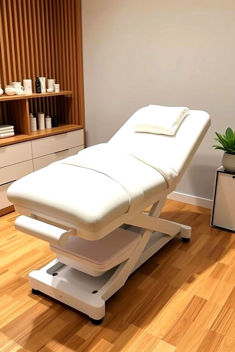 Customized Facial Bed for Comfort - 25 Facial Room Ideas