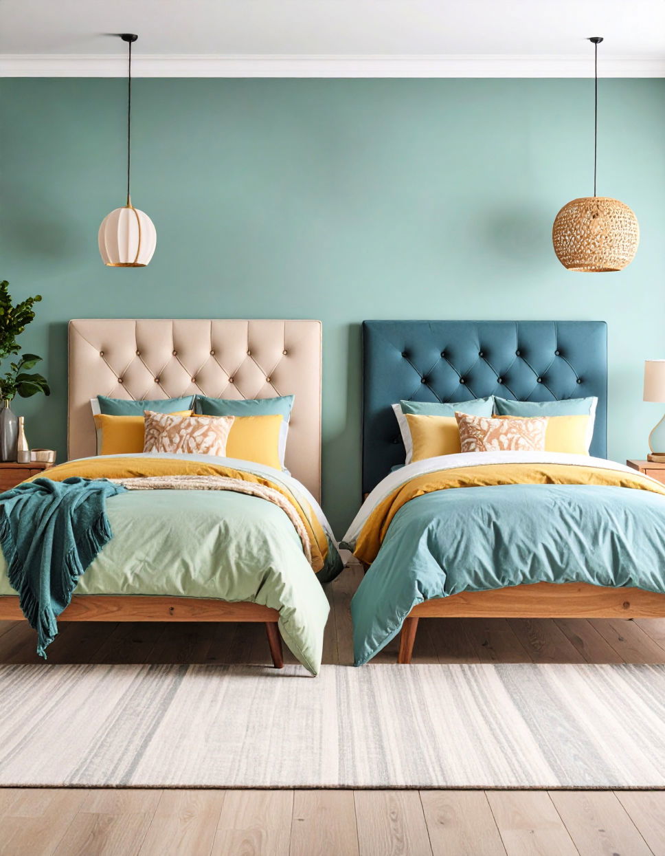 Customized Headboards for a Personal Touch Twin Bedroom Ideas