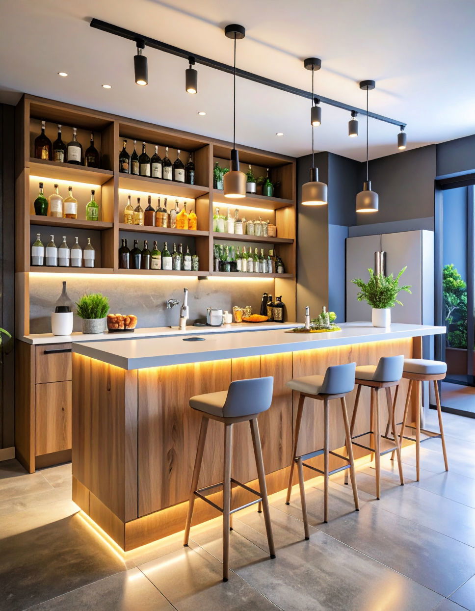Customizing a Refreshment Bar