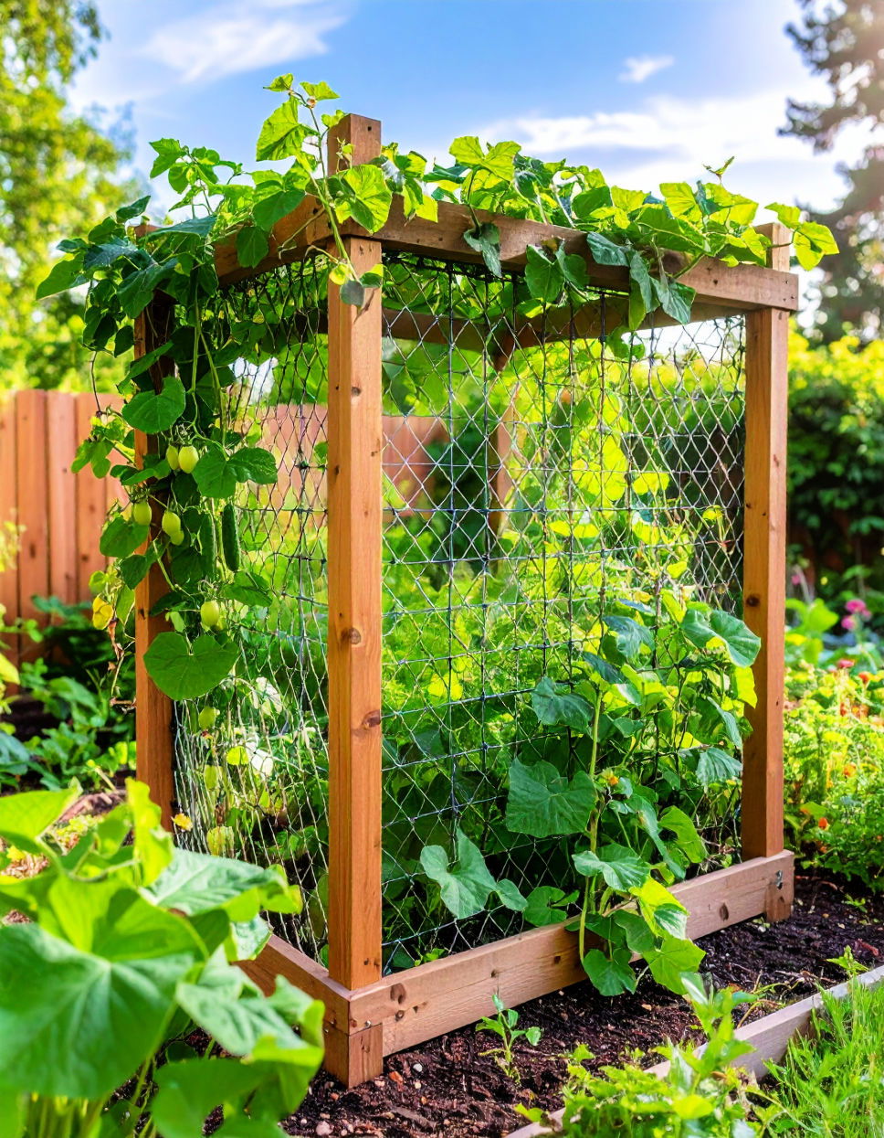 DIY Chicken Wire Trellis for Budget Friendly Gardening Trellis Ideas