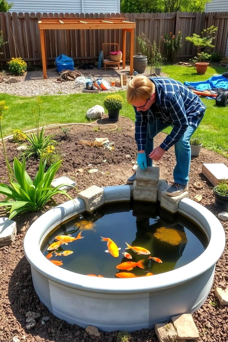 DIY Fish Pond Project - 25 Fish Pond Ideas
