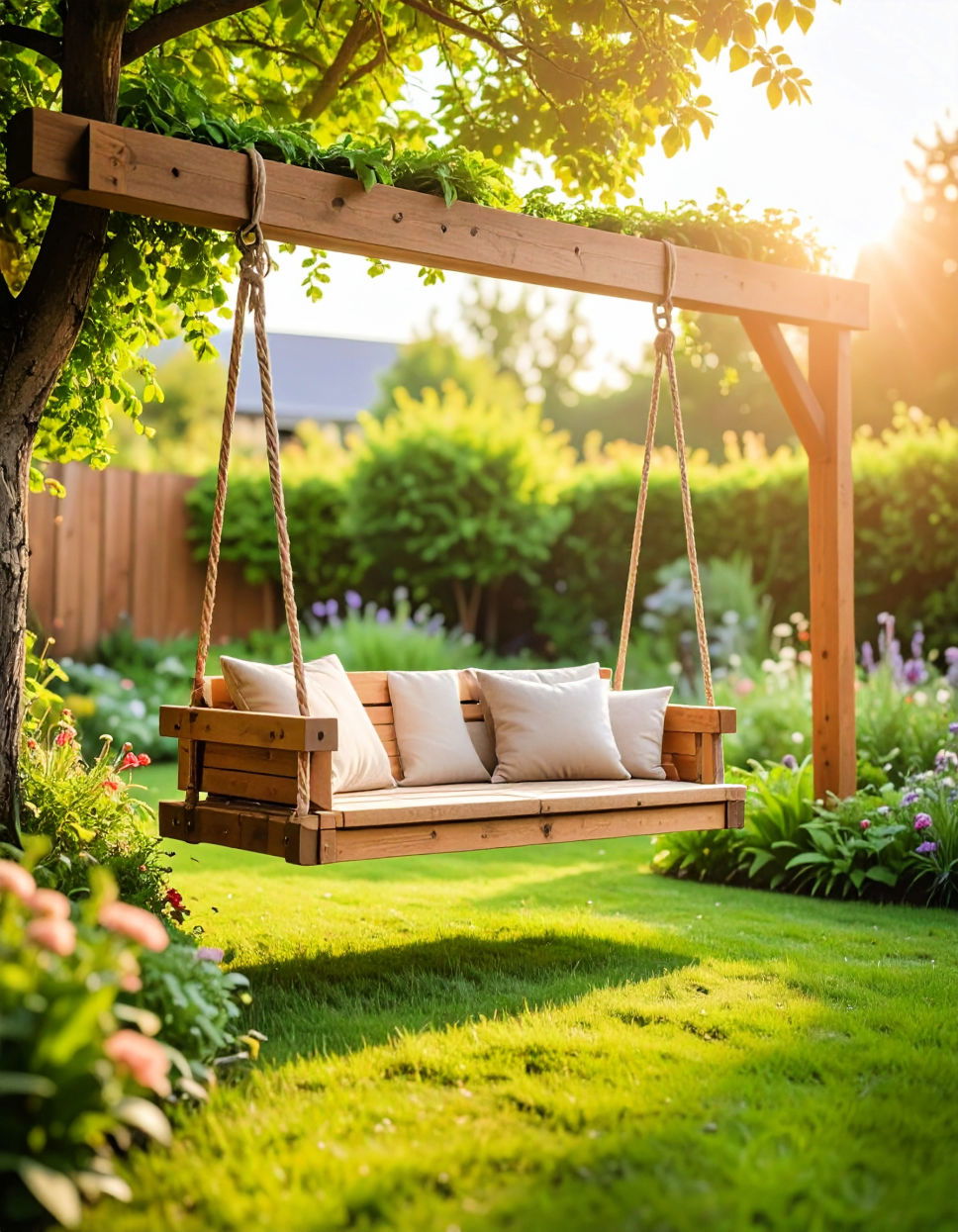 DIY Garden Swing