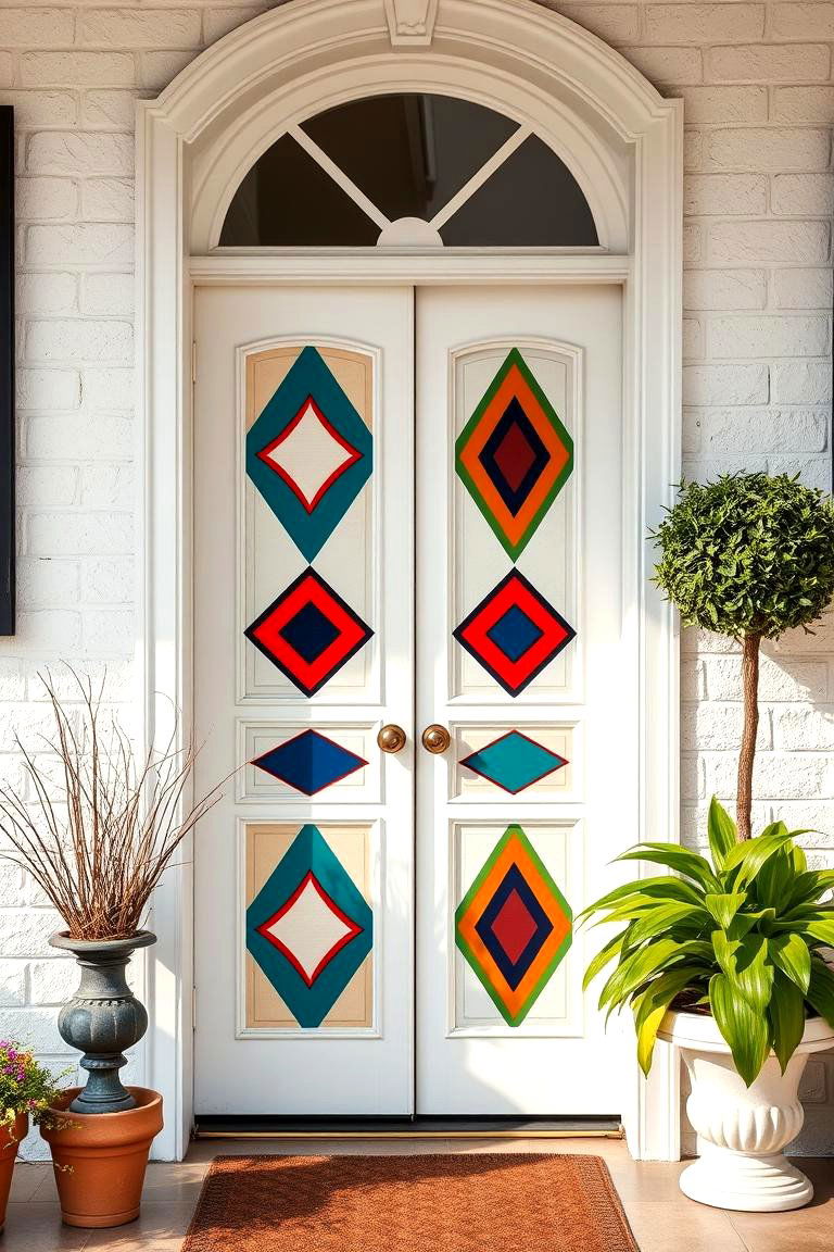 DIY Painted Door Designs - 25 Front Door Decor Ideas
