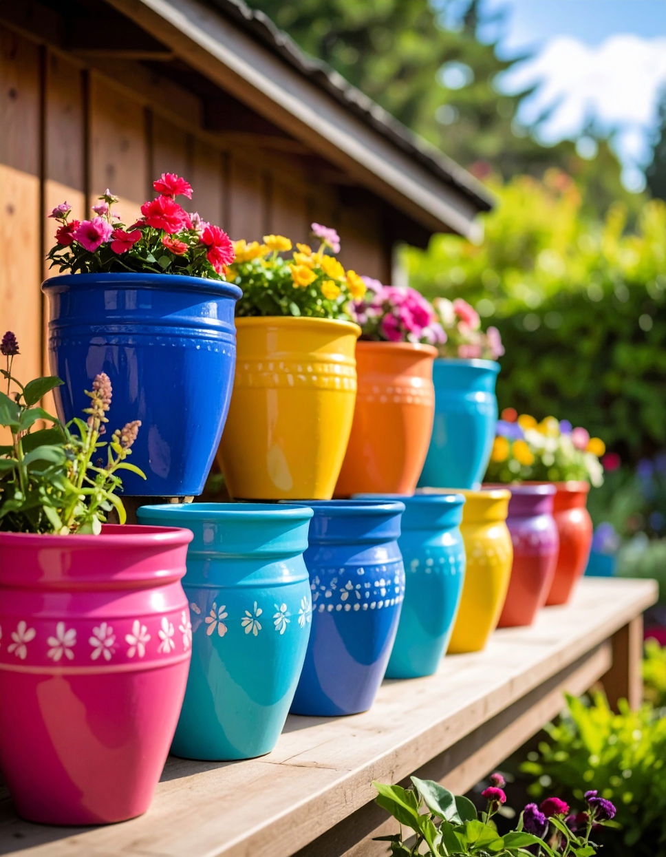 DIY Painted Pots for a Personalized Touch