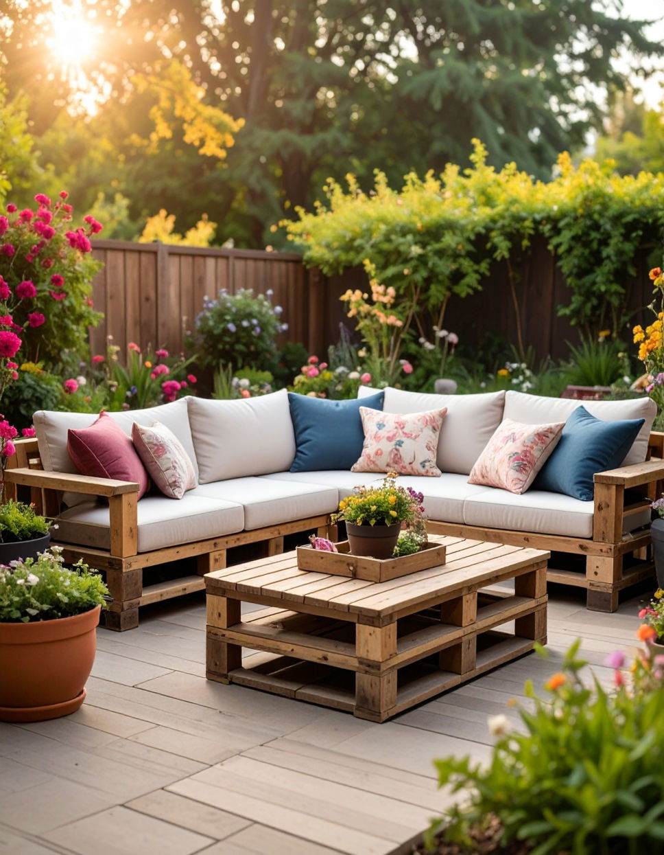 DIY Pallet Furniture for Budget Friendly Patio