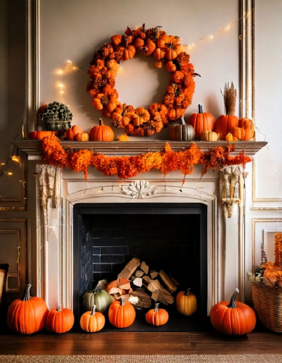 DIY Pumpkin Garlands Thanksgiving Decor Ideas