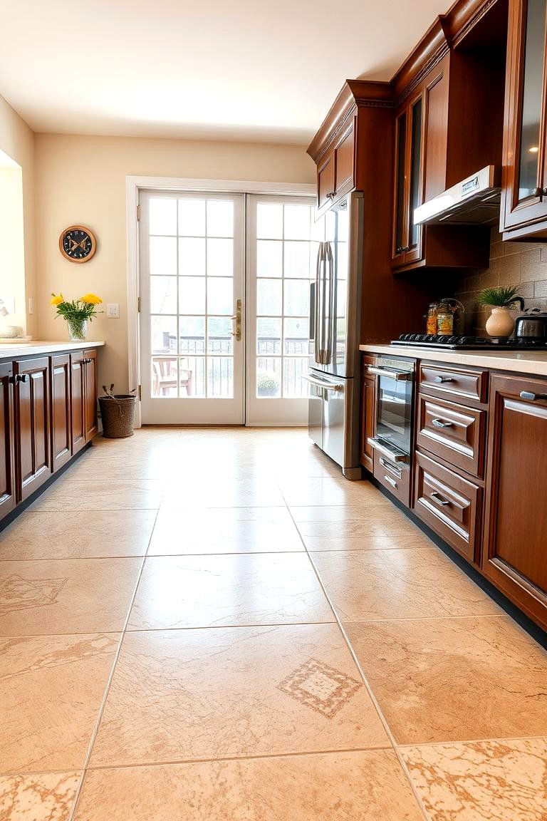 DIY Travertine Floor Installation Considerations - 25 Travertine Floor Kitchen Ideas