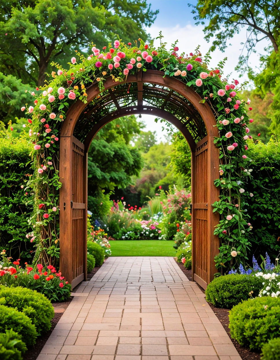 Decorative Garden Arch Centerpiece