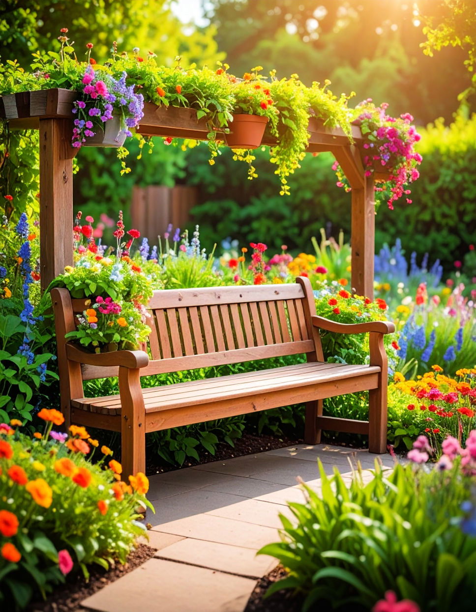 Decorative Garden Arch Centerpiece