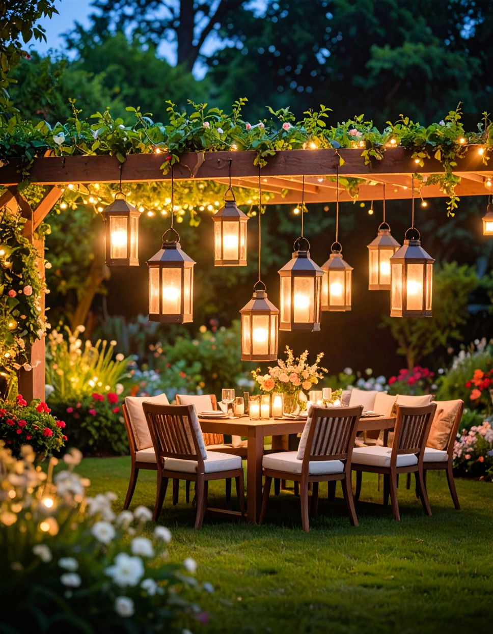 Decorative Garden Arch Centerpiece
