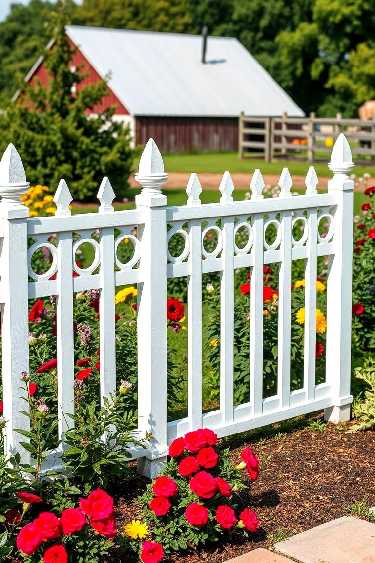 Decorative Garden Fencing - 25 Farm Fence Ideas