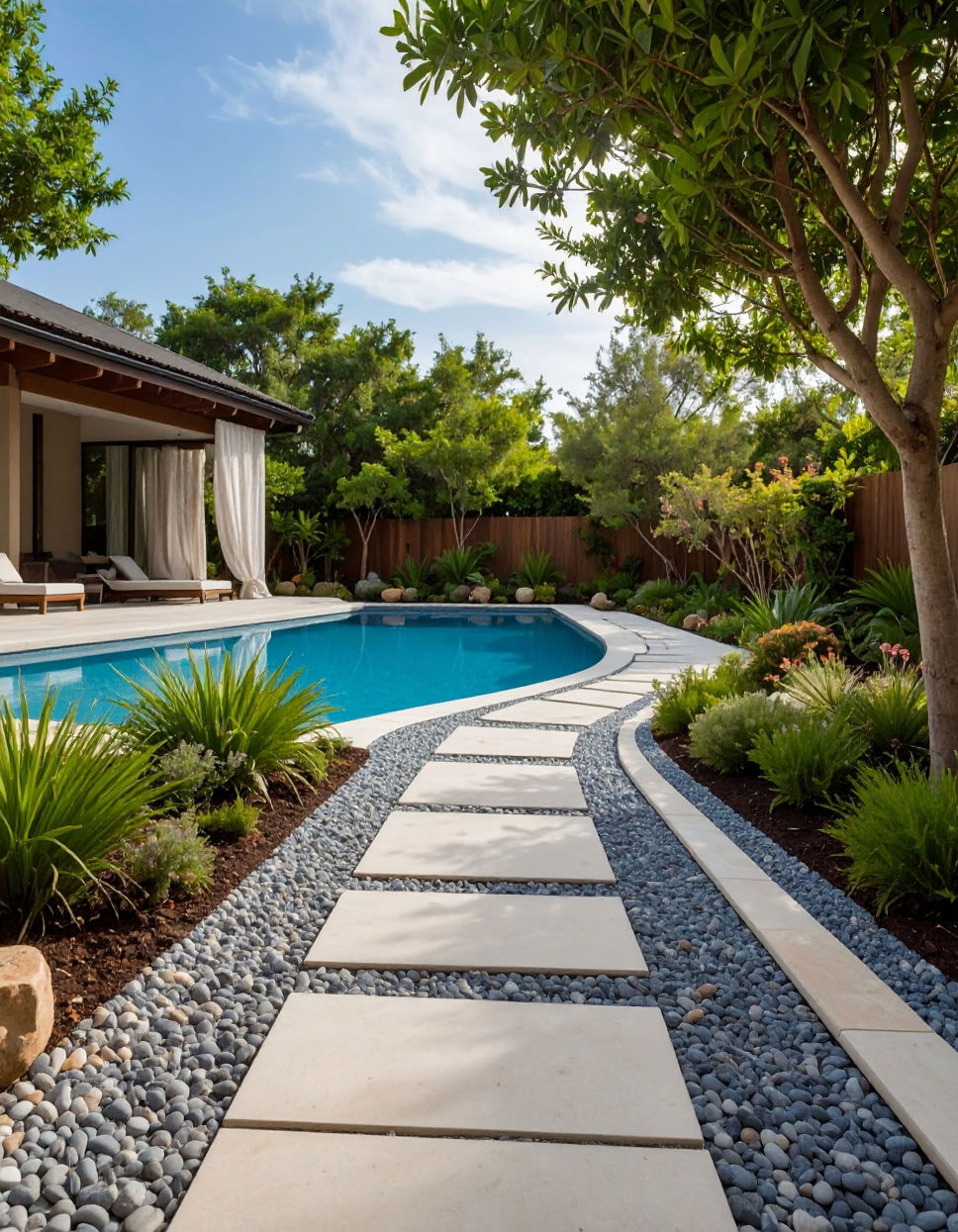 Decorative Gravel Pathways for Textured Walkways