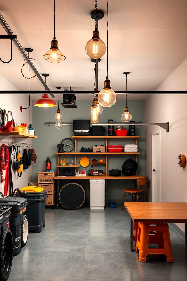 Decorative Lighting Fixtures for a Personal Touch - 25 Garage Lighting Ideas