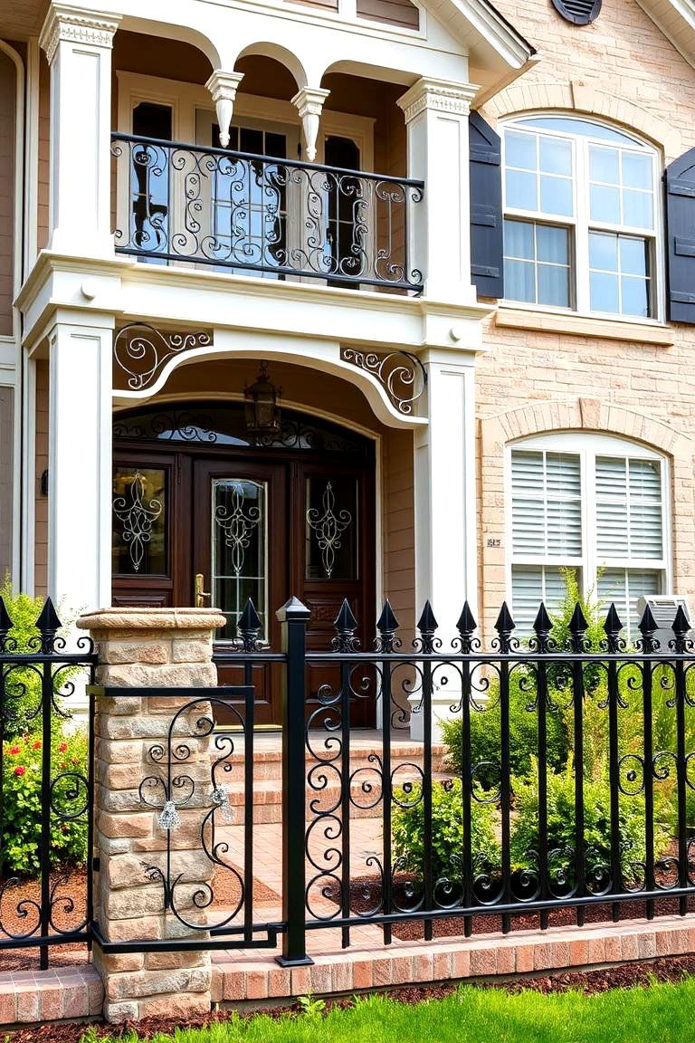 Decorative Metal Fences for Curb Appeal - 25 Types of Fences