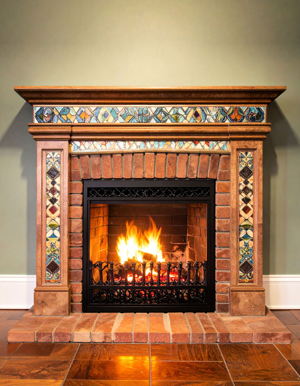 Decorative Tiles for a Personal Touch Traditional Fireplaces