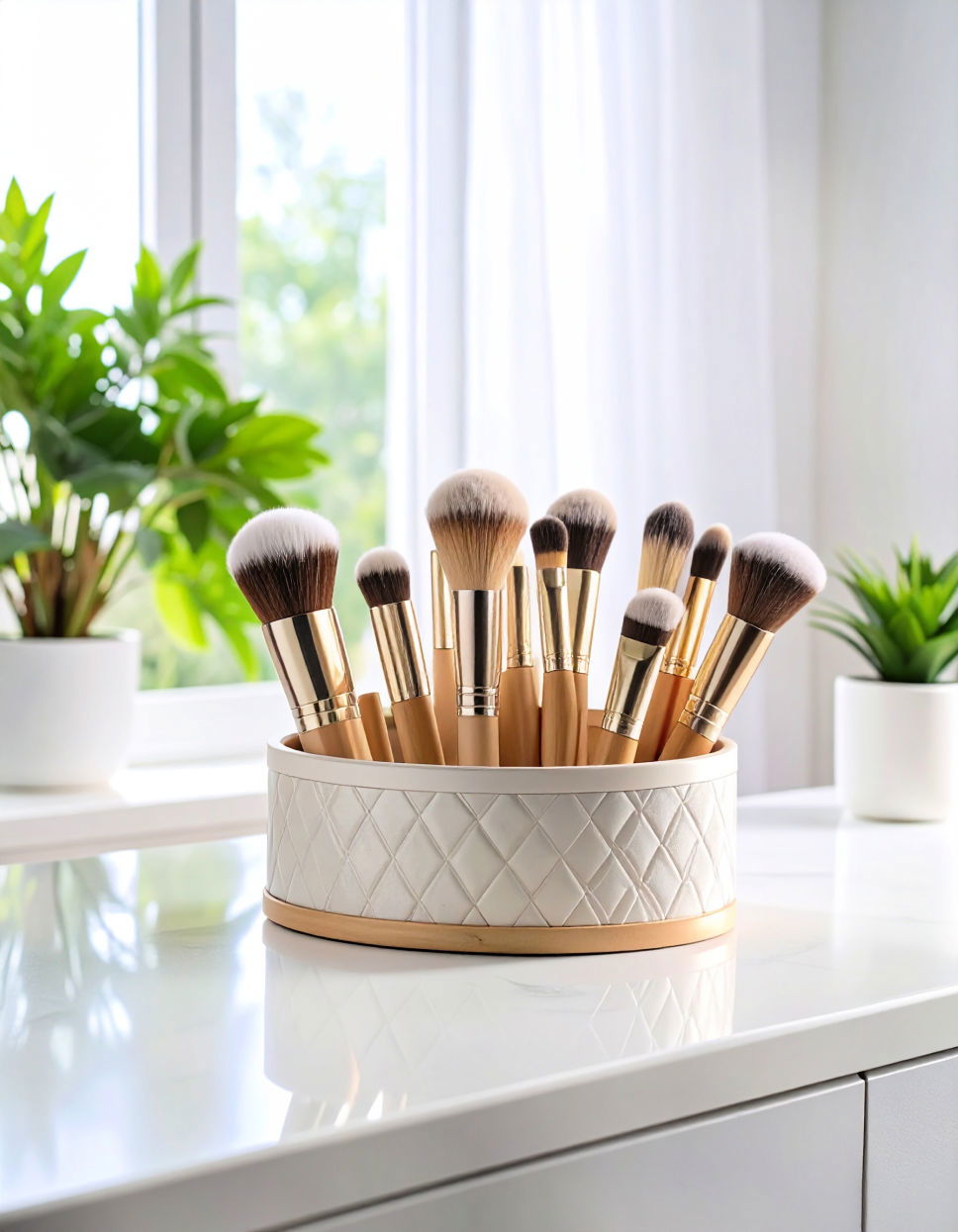 Dedicated Brush Holder for Accessibility