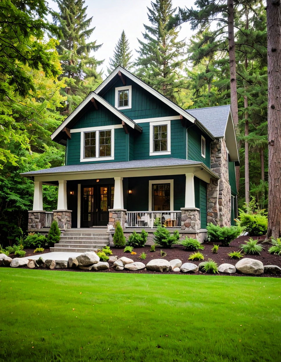 Deep Forest Green for a Rich Timeless Appeal