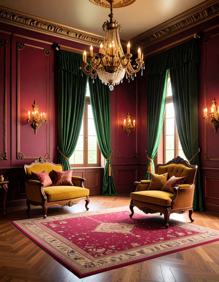 Deep Rich Colors Victorian Interior Design Ideas