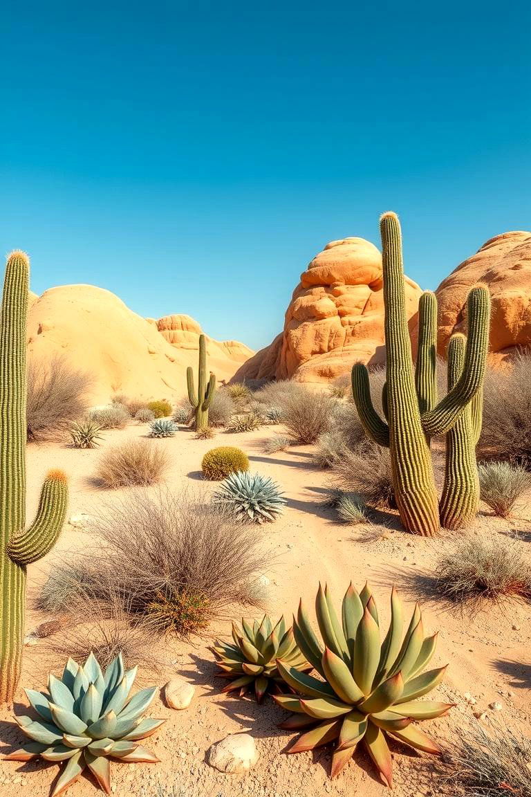Desert Oasis Warm Earthy Vibes - 25 Garden Mural Ideas