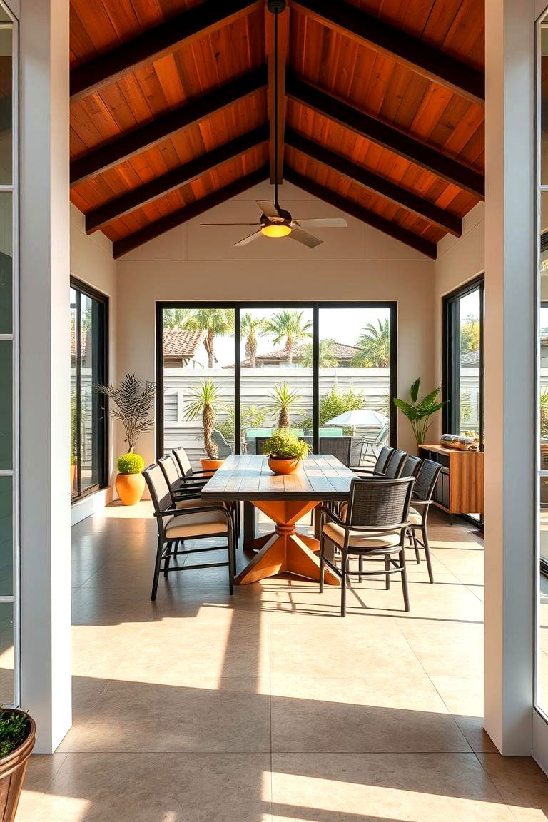 Design an Indoor Outdoor Dining Area - 25 California Room Design Ideas