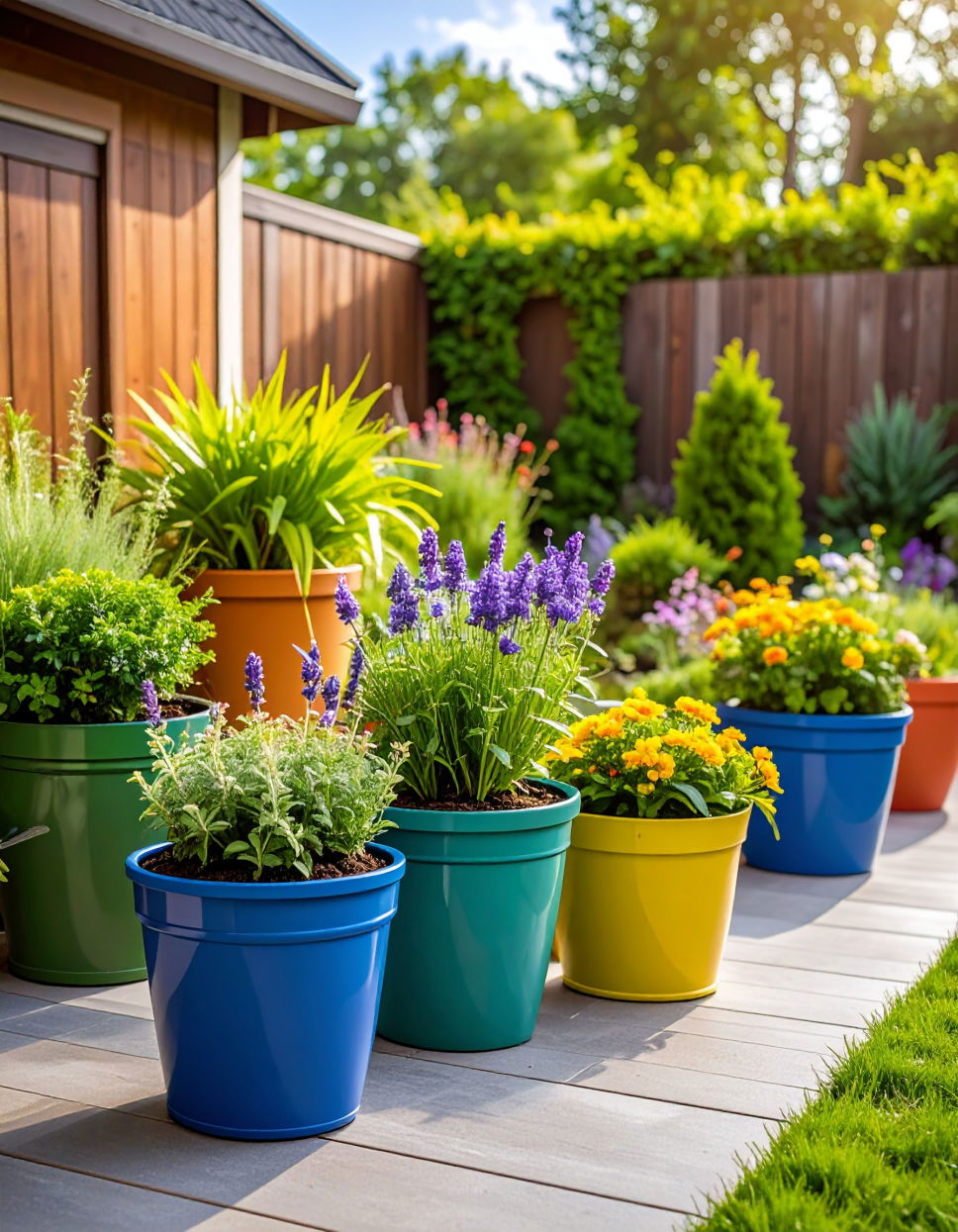 Design with Containers for Flexible Planting
