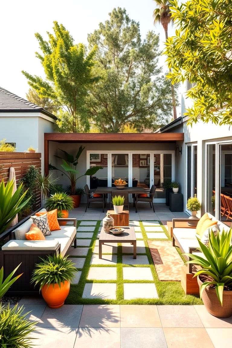 Designing Defined Outdoor Rooms - 25 Large Backyard Landscaping Ideas