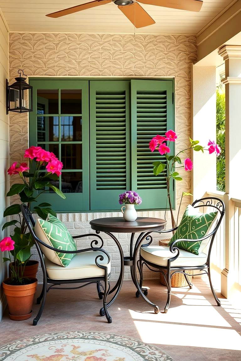Designing a Bistro Style Coffee Nook - 25 Lanai Porch Ideas