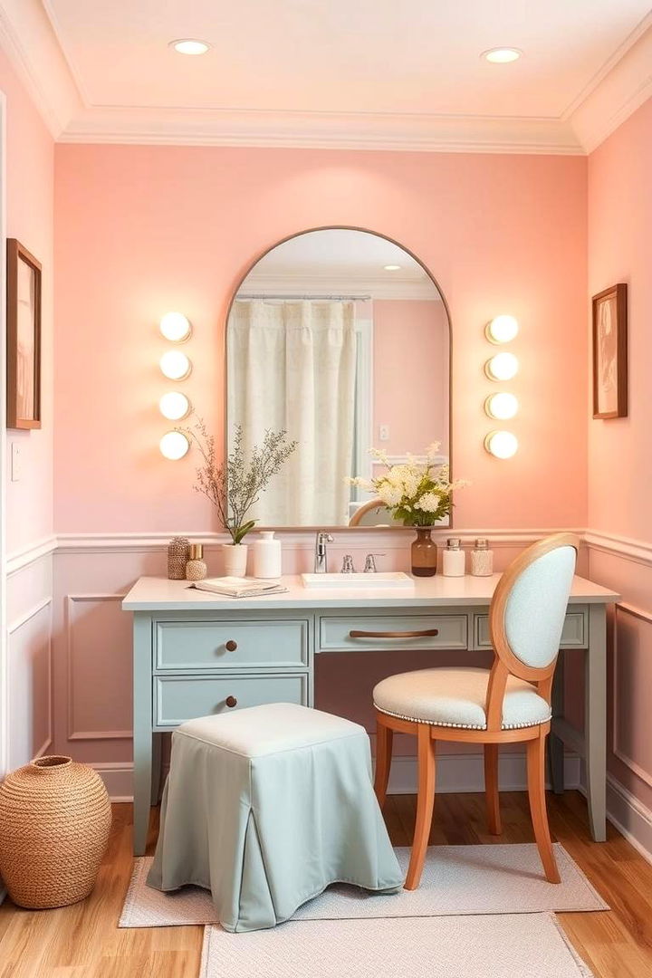 Designing a Cohesive Color Palette for Serenity - 25 Vanity Room Ideas