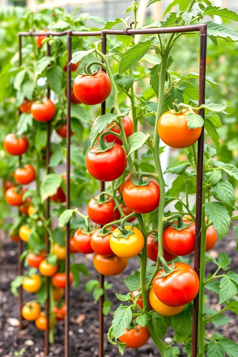 Designing a DIY Rebar Trellis for Durability - 25 Tomato Trellis Ideas