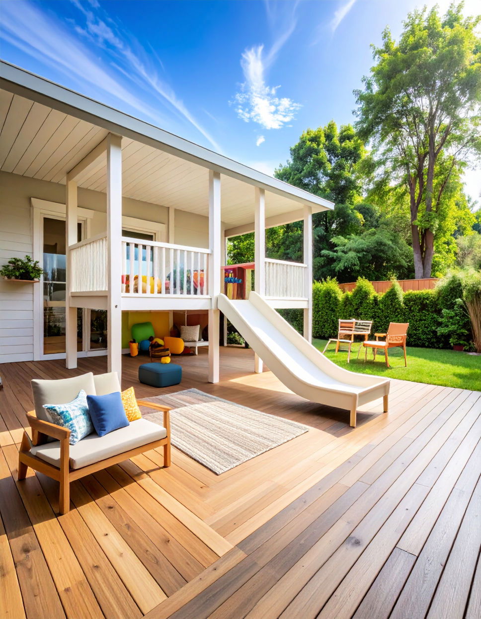 Designing a Deck with a Play Area for Children