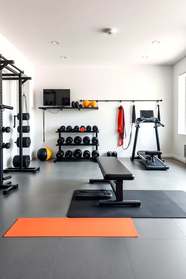 Designing a Fully Equipped Home Gym - 25 Man Cave Ideas