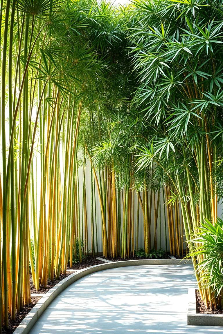 Designing with Bamboo for Verticality and Sound - 25 Tropical Landscape Ideas