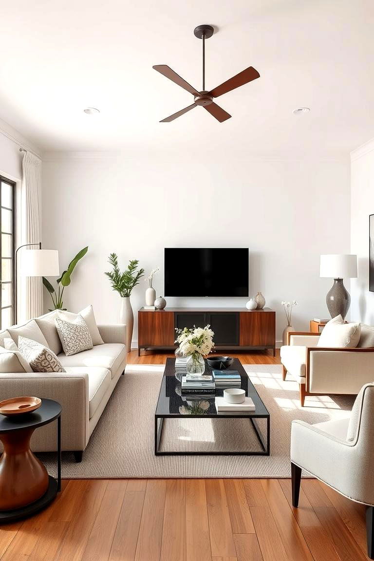 Designing with Purposeful Empty Space - 25 Transitional Living Room Ideas