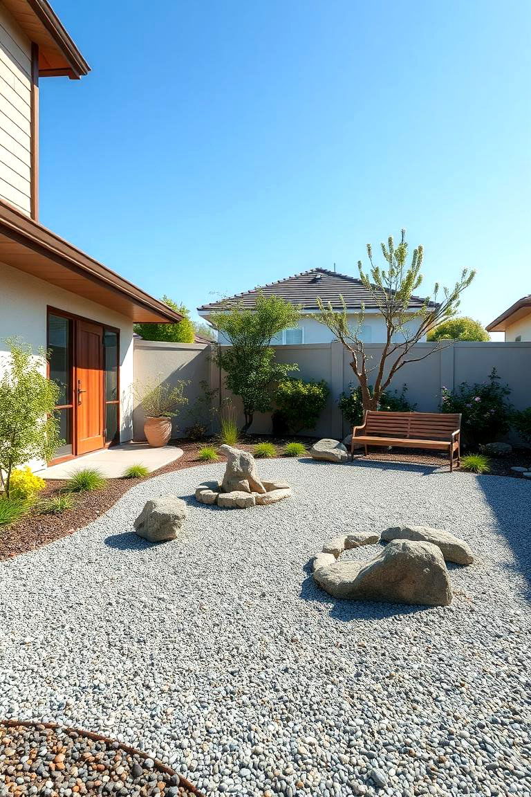 Developing a Private Zen Garden or Meditation Nook - 25 Large Backyard Landscaping Ideas