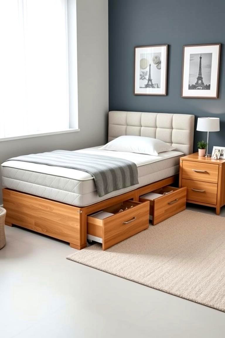 Divan Bed for Compact Comfort - 25 Unique Bed Design Ideas